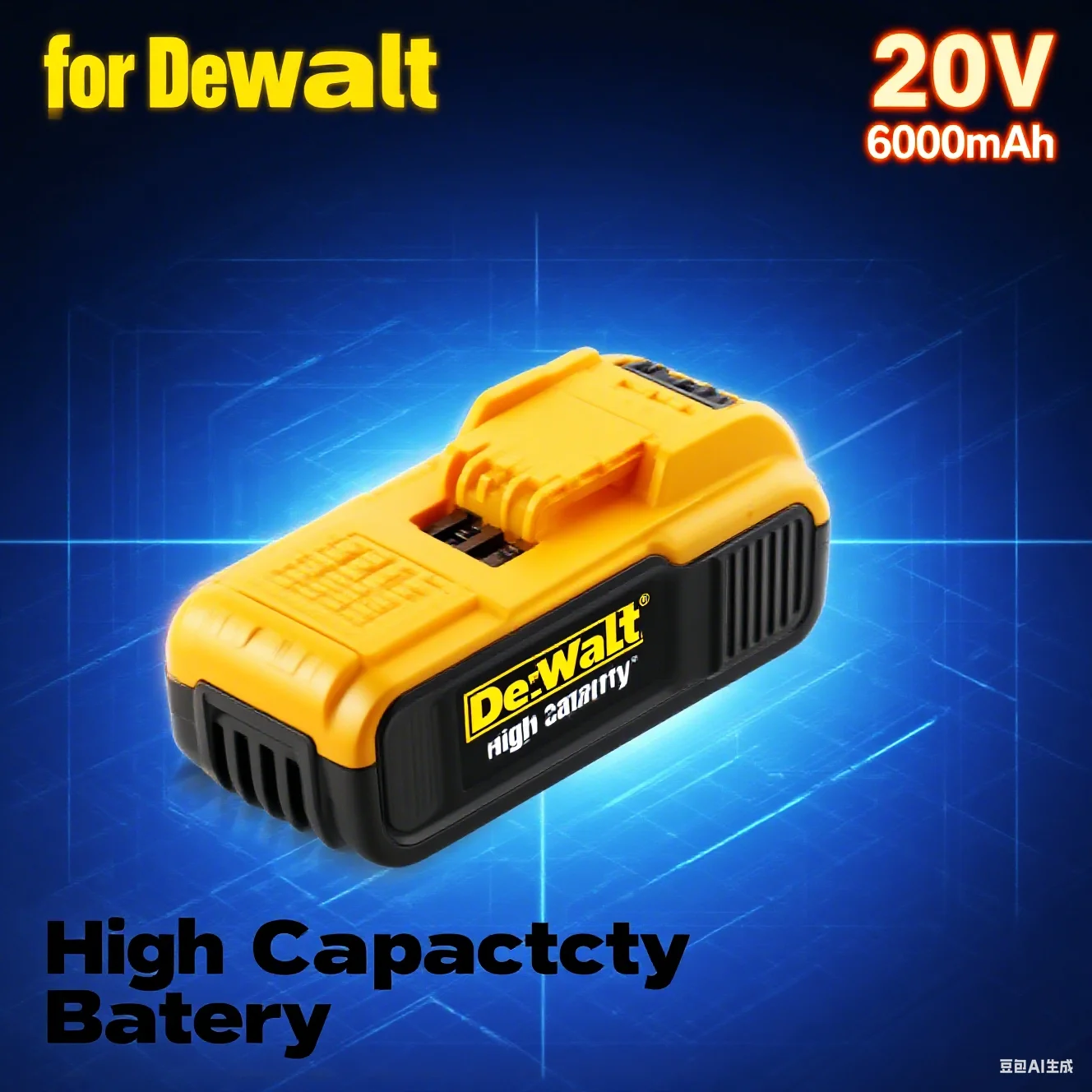 

SUMMING battery for Dewalt 18V/20V power Toolsrechargeable electric tool Accessories Lithium batteriesReplace DCB184