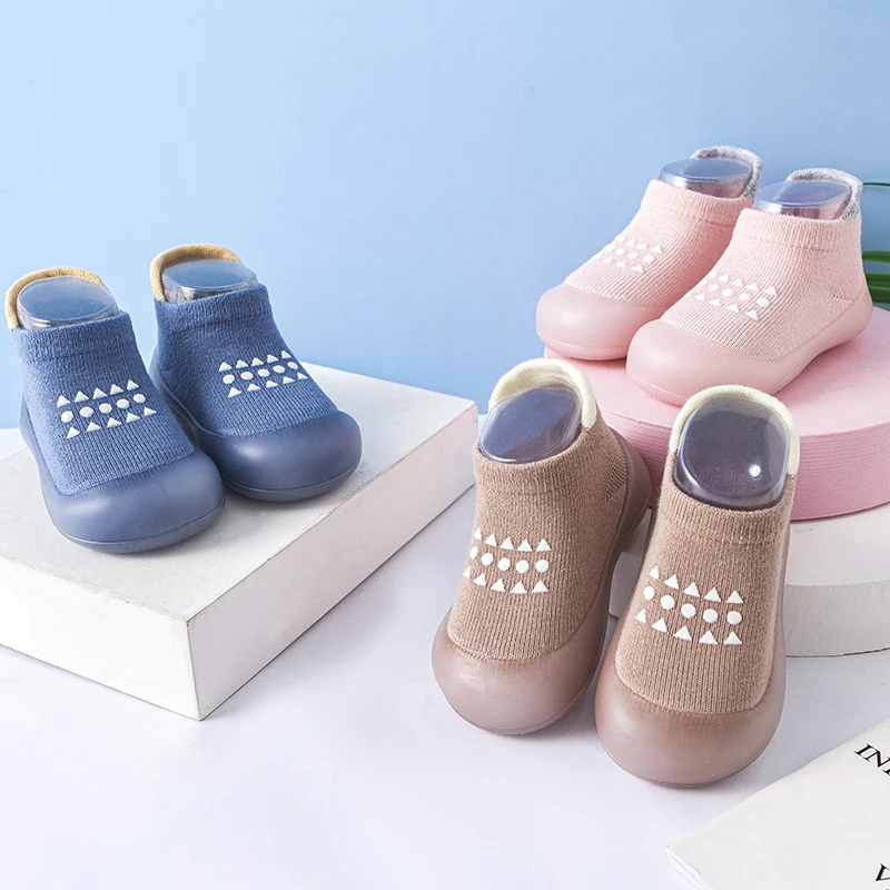 Baby Shoes Autumn Cotton Anti-Slip First Shoes Dispensing Baby Toddler Shoes First Walker Kids Soft Rubber Sole Shoe