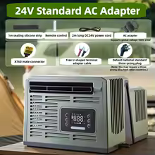 ポータブル車載エアコン 省エネ 窓取付 ダクトレス 24Vアダプター 特別割引