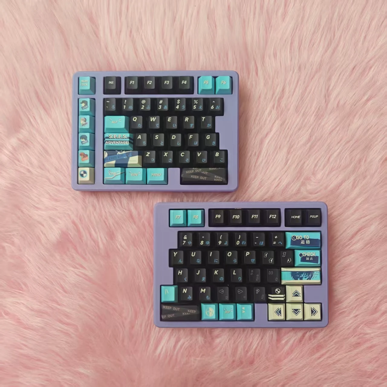 75key Wireless Split Mechanical Keyboard Kit Gasket Structure Hotswap Single Mode 2.4G DIY Custom Separate Keyboard Game Office