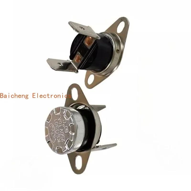 10PCS KSD301/KSD302 temperature control switch bent foot movable ring normally closed/normally open 60 degrees