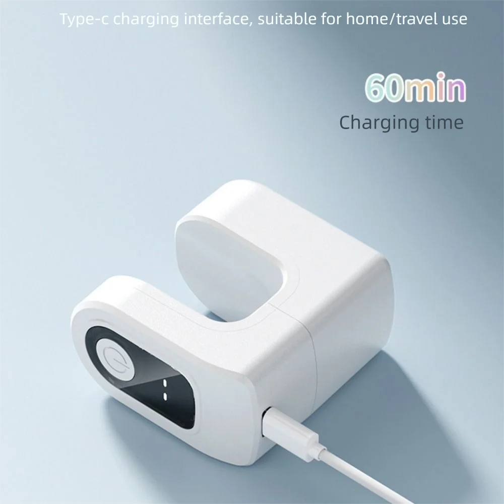 

Quick Drying Mini Nail Dryer Light Efficient Curing 30/60s Timer LED Nail Lamp Single Finger Portable USB Nail Dryer Machine