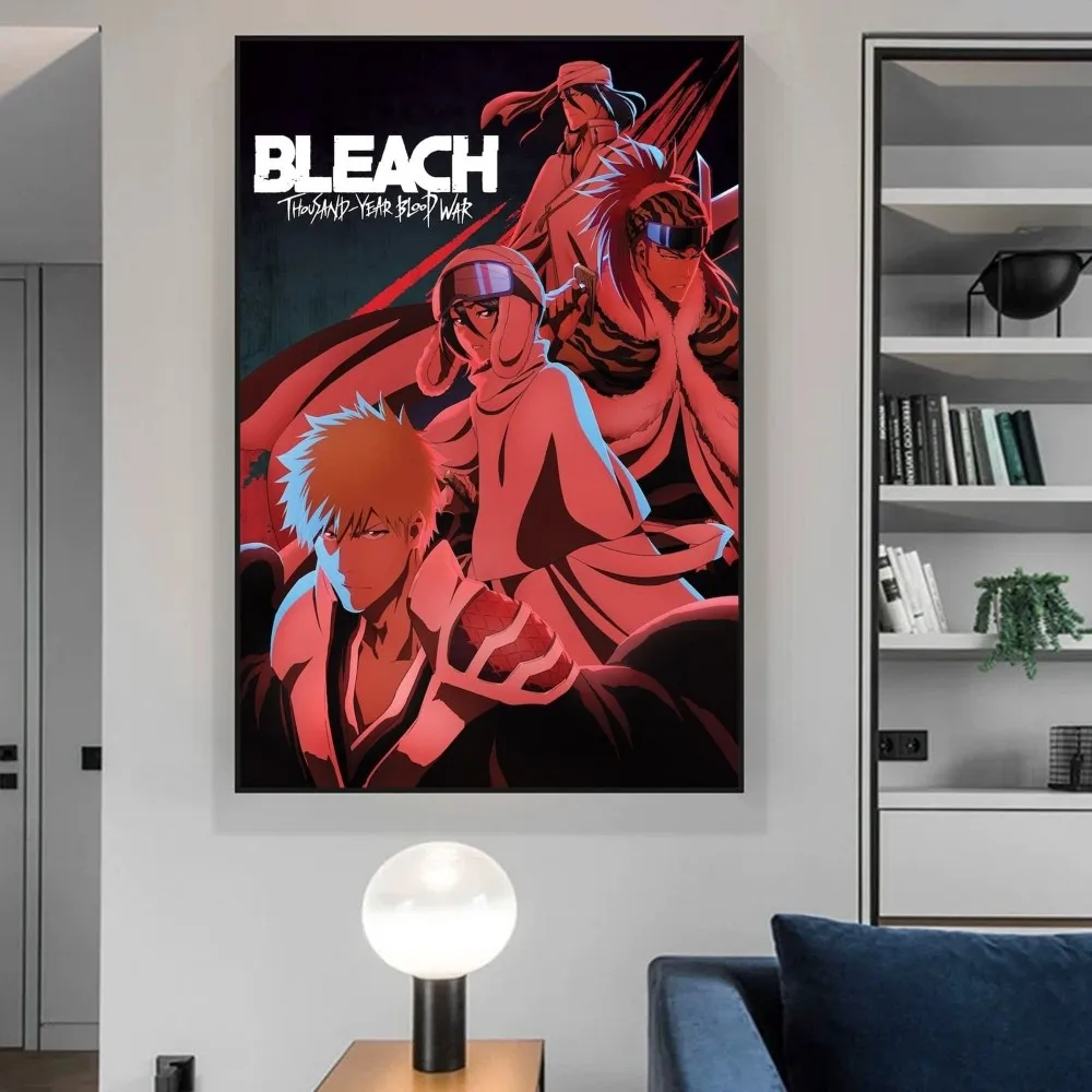 Bleach Mille anni Guerra del sangue Poster Anime Poster Appiccicosi HD Qualità Poster Wall Art Painting Studio Decorazione della parete