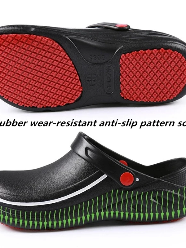 nuovi-sandali-impermeabili-antiscivolo-da-uomo-ciabatte-da-cucina-resistenti-all'olio-comode-in-gomma-e-plastica-con-chiusura-a-laccio