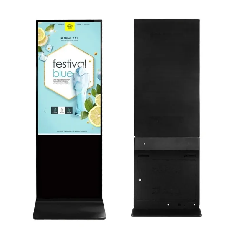 

55-Inch floor-to-ceiling LCD Ethernet RJ45 indoor Android advertising display