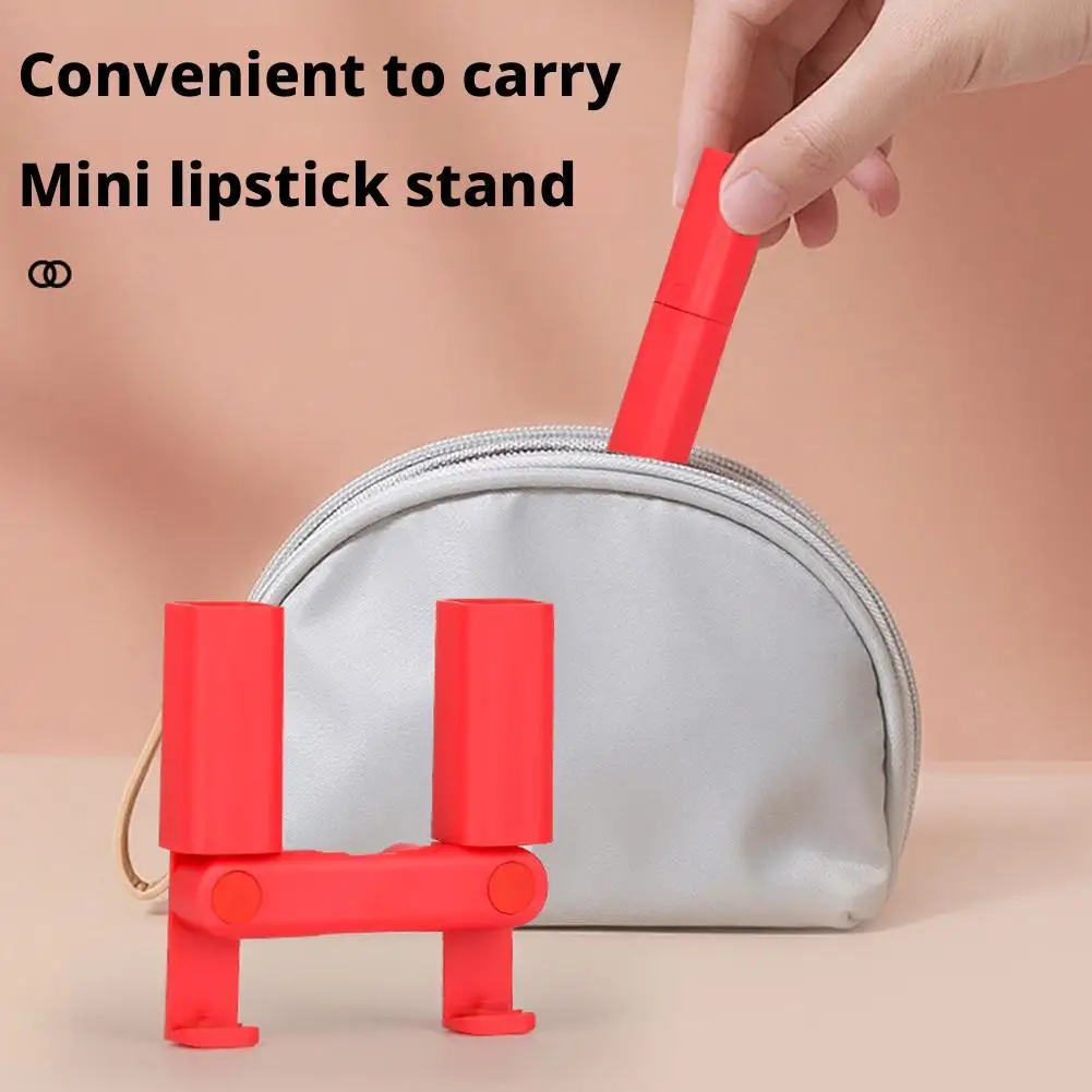 Lazy Bracket Mobile Phone Holder Lipstick Phone Holder Mini Portable Holder Bracket For Smartphone ﻿ E4H1