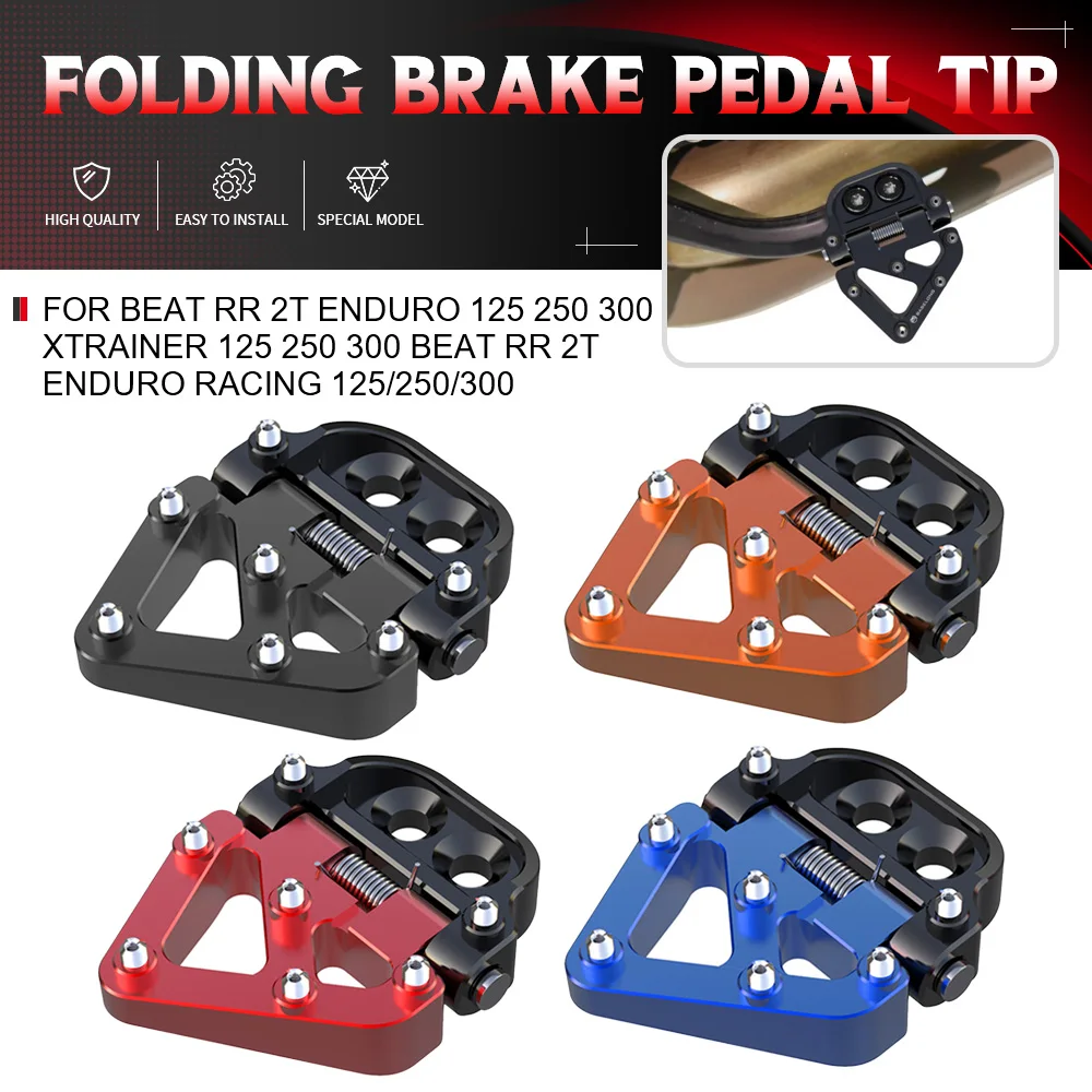 

For BEAT RR 2T ENDURO 125 250 300 XTRAINER 125 250 300 BEAT RR 2T ENDURO RACING 125/250/300 Motorcycle Folding Brake Pedal Tip