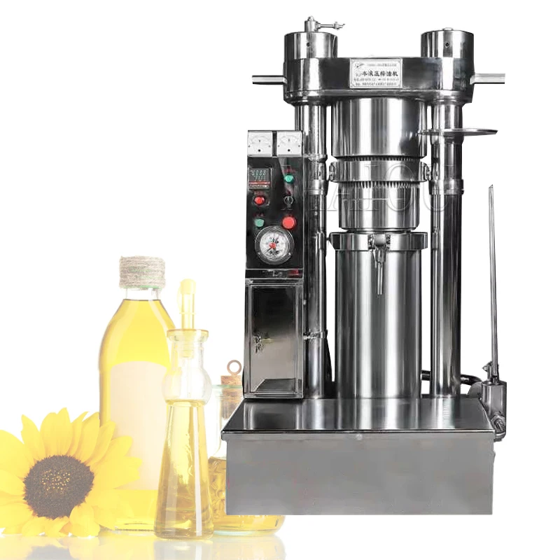 Electric Large Cold-Pressed Hydraulic Cocoa Butter Hydraulic Sesame Oil Press