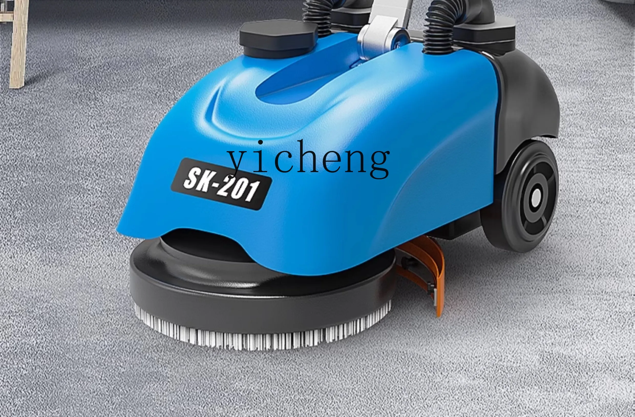 

hand-push washing machine small restaurant commercial industrial automatic suction and towing integrated factory