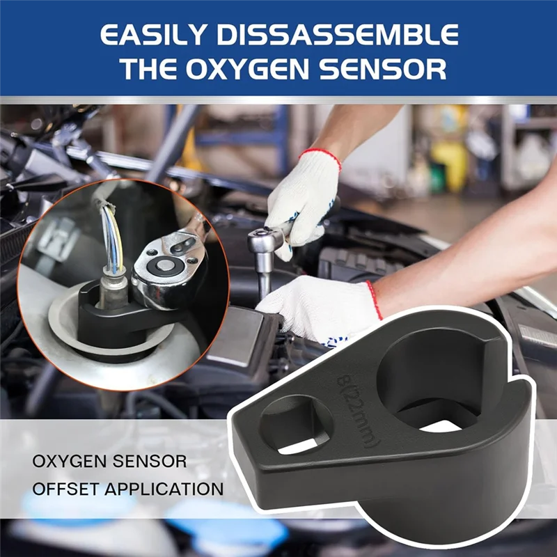 

A95I-Professional 5-Piece O2 Sensor Socket And Thread Chaser Set For Efficient Sensor Removal