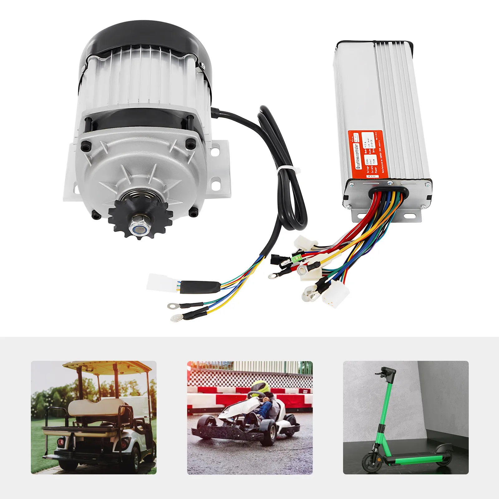 

750W 48V Permanent Magnet Brushless Motor Three-speed Adjustable Pure Copper Motor for Tricycles E-bikes Electric Scooters
