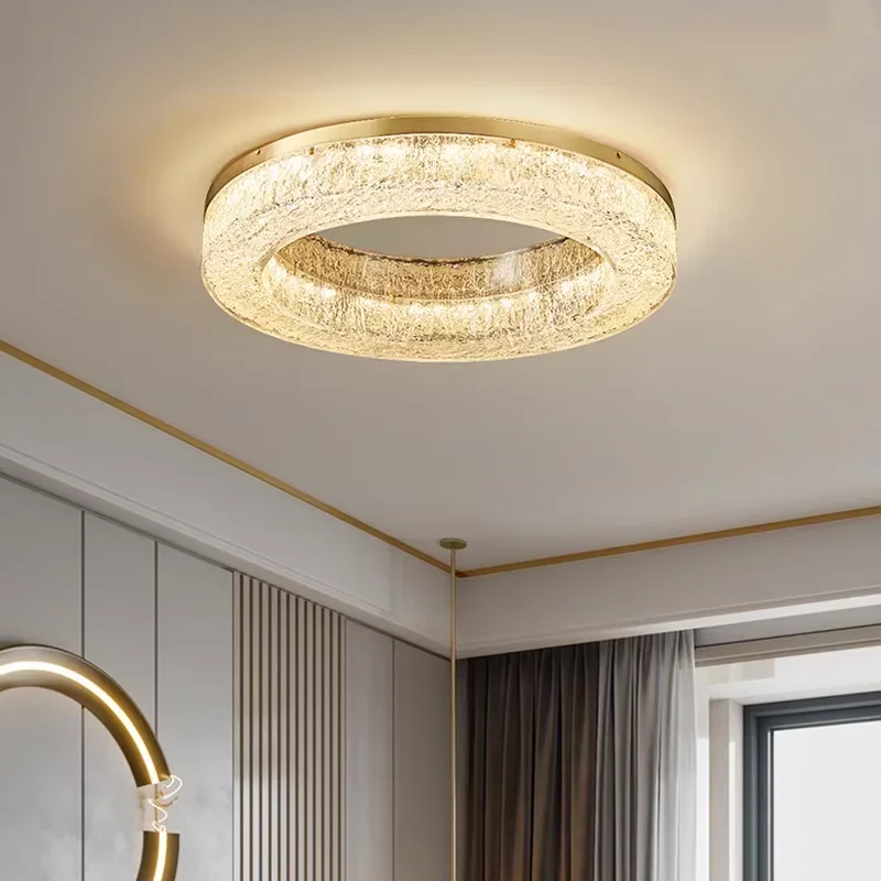 

Modern Ceiling Chandelier For Dining Room Luxury Home Decor Bedroom Light Round Design Lamp LED Lihgts