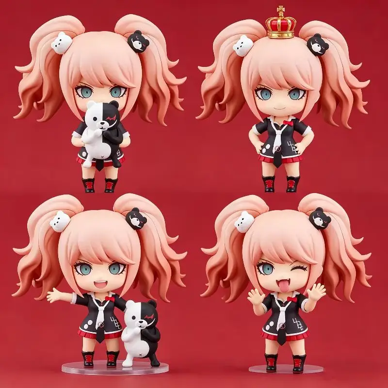 Auf Lager 1398 Danganronpa Enoshima Junko Q-Style Bewegliche Anime-Figur Niedliche Desktop-Dekoration Sammlerstück Spielzeug Geschenk für Jungen