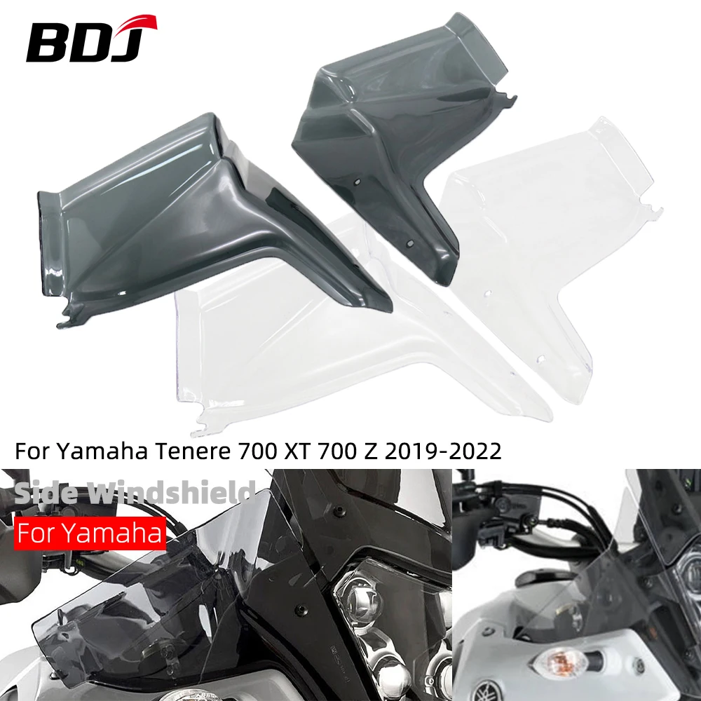 

BDJ Tenere700 Side Windshield Wind Shield Deflector Windscreen Fairing Ventilation Plate For Yamaha XTZ700 Tenere 700 2019-2022