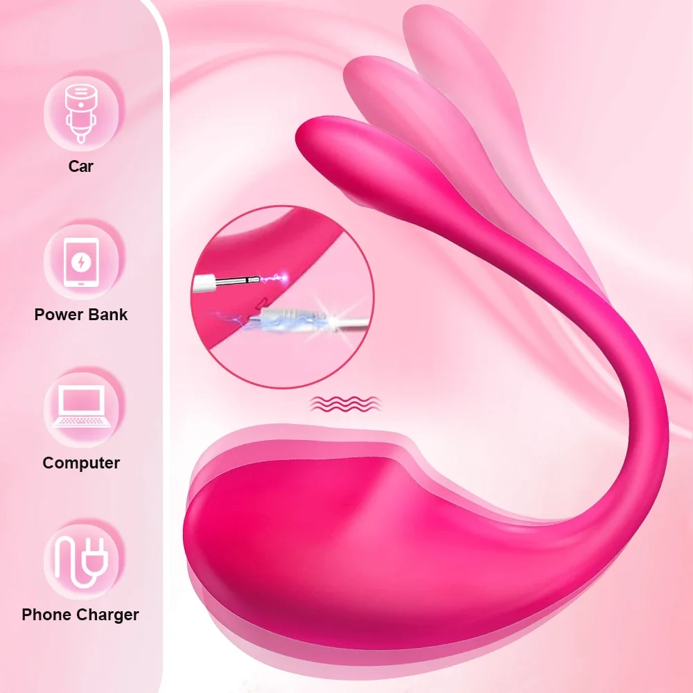 APP هزاز للنساء لاسلكي تهتز الحب البيض دسار بلوتوث ارتداء المهبل مدلك G بقعة البظر محفز الجنس لعب الكبار