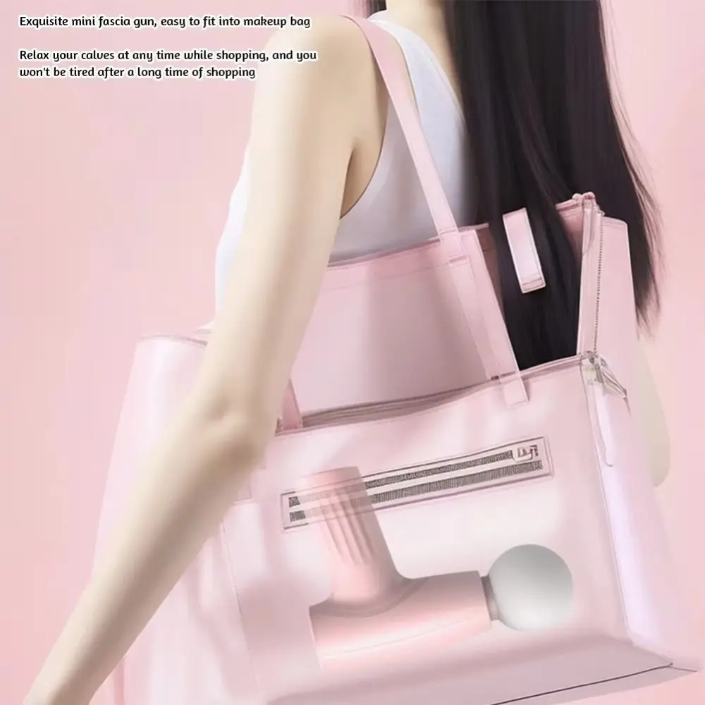 Einstellbares Mini-Faszienmassagegerät, verschleißfest, weicher Massagekopf, Tiefengewebe-Massagegerät, einfach zu bedienen, tragbar