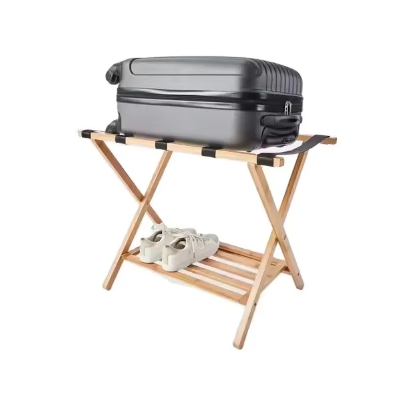

Foldable Luggage with Storage Folding Storage Rack & Guest Room or Luggage