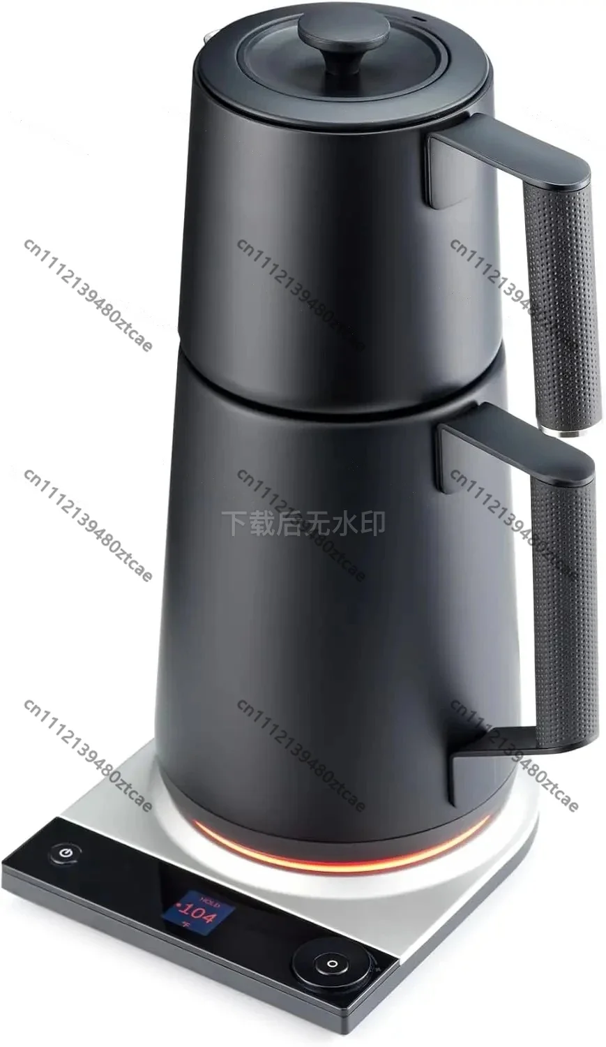

Electric Double-Pot Tea Maker Pro, 1.75L Stainless Steel Teapot, 120V Auto Shut Off 120Min Keep Warm BPA-Free