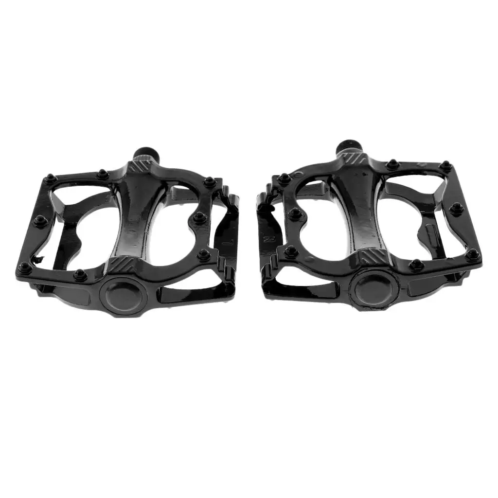 Sealed Bearing Aluminum Bike Pedals Lightweight 9/16 Flat Platform Non Slip for MTB Cycling Accessories