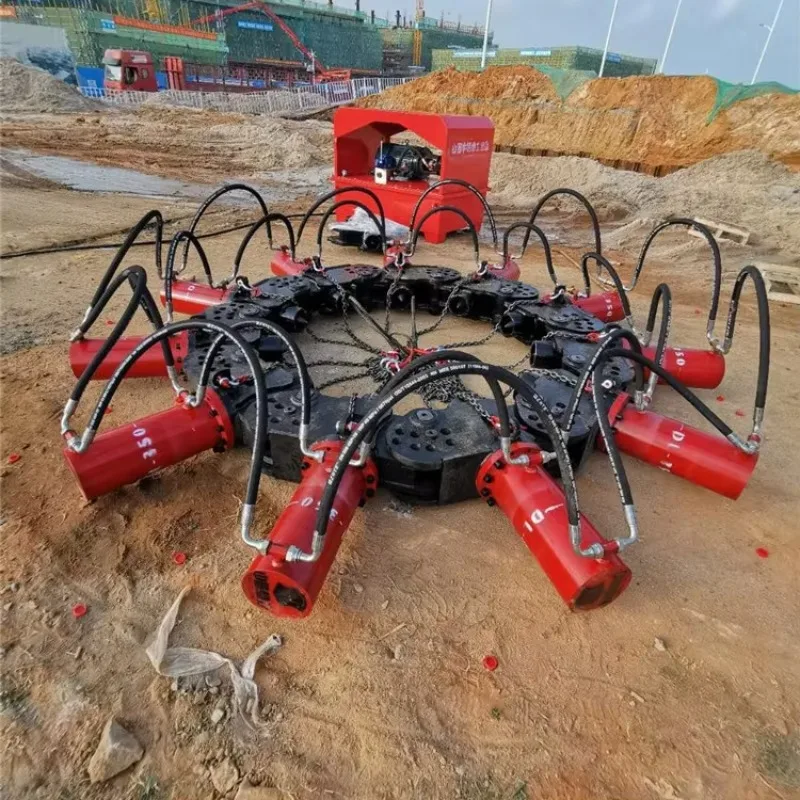 Wholesale Attachment Pile Crusher Machine For Concrete Pile Breaking Foundation Construction Equipment Hydraulic Pile Breaker