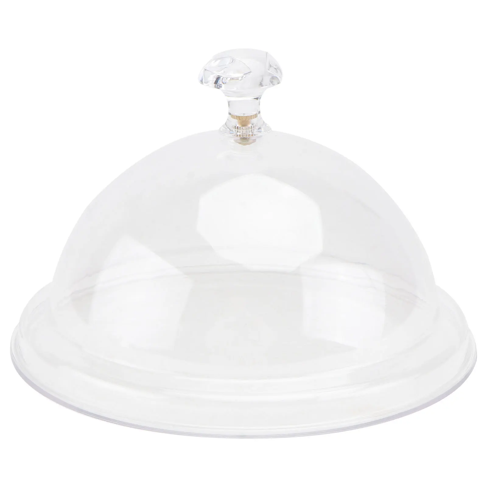 

Transparent Round Food Cover Acrylic Dessert Protection Lid Modern Design for Indoor Outdoor Use Food Covers Dish Cover
