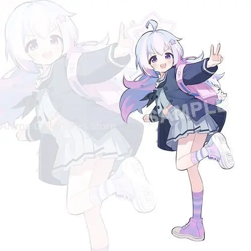 أنيمي الأزرق الأرشيف Uzawa Reisa تأثيري الاكريليك حامل نموذج لوحة الديكور مكتب الشكل عرض المنتج #1