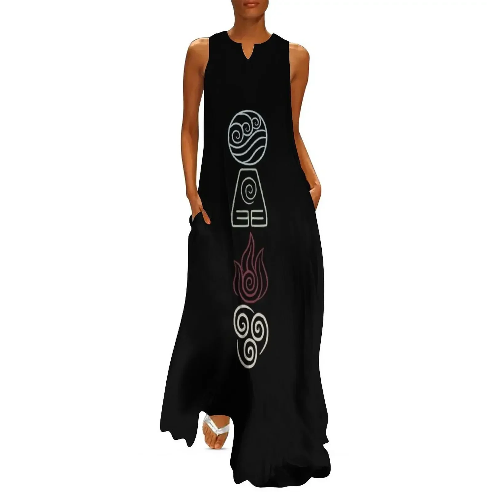

Avatar Element Symbols Long Dress prom dresses 2025 women's summer dress 2025 dress women summer Women's dresses