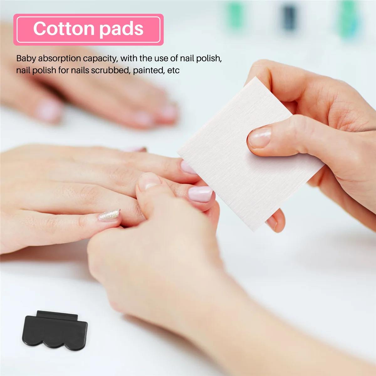 Lint Free Unhas Wipes, almofadas de algodão para remover o gel do prego, folha não tecida, unha polonês limpeza Pads, 325 pcs