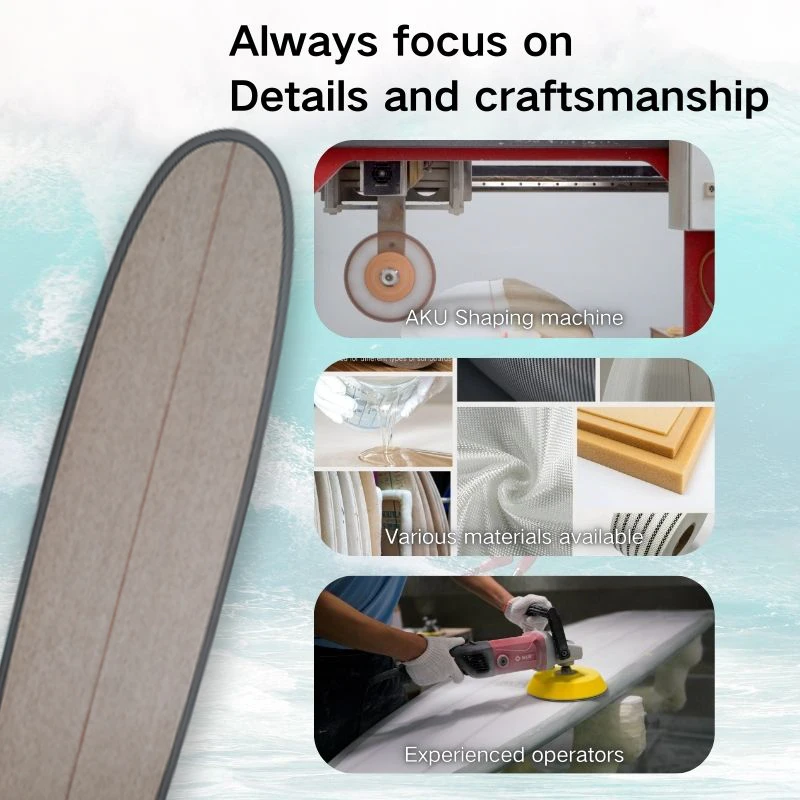 Afbeelding 5: 9'0 Custom EPS Longboard Surfboard Hoge Prestatie Epoxy Constructie voor Nose Riding