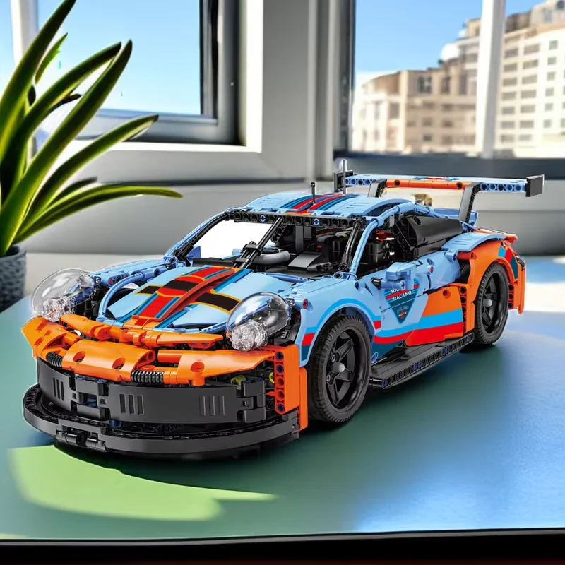 1680PCS Classic Super Racing Cars City Super Sports Car Bricks Vehicle Sets Puzzle Technical Toy For Kids Children Birthday Gift