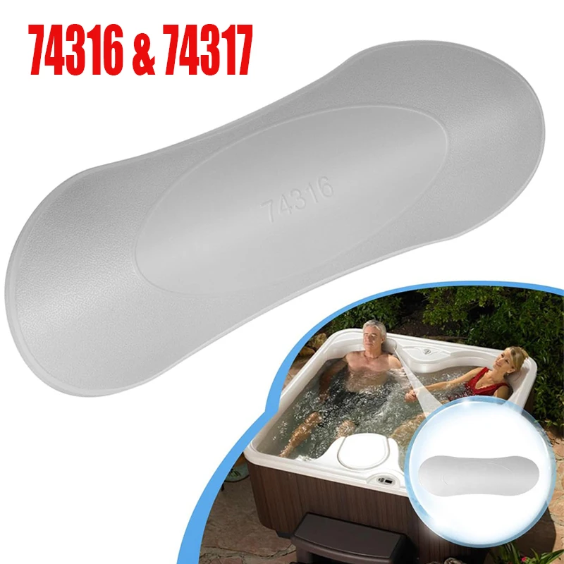 

74316 & 74317 Spa Pillows Replacement Headrest for Hot Spring Highlife Series Spas, for The mid Year 2007-2013 Hot Springs, Gray