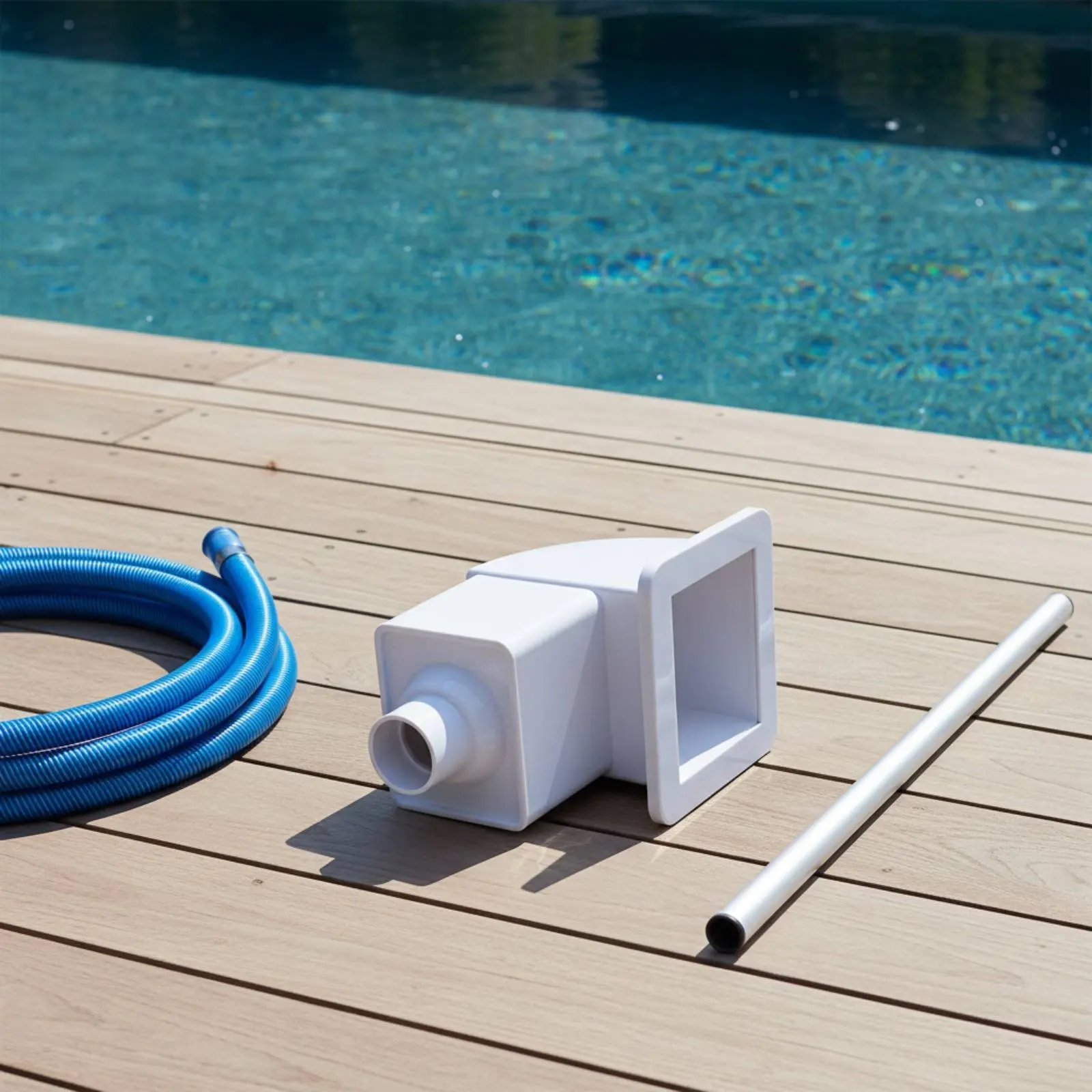 

Pool Debris Collector Easy Installation ABS Plastic Skimmer Automatic Pool Debris Collector Simple Design Automatic Weir Skimmer