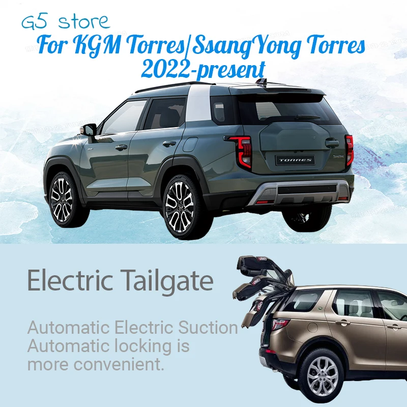 

Power Electrically operated Smart Automatic tailgate modification system For KGM Torres/SsangYong Torres 2022-present