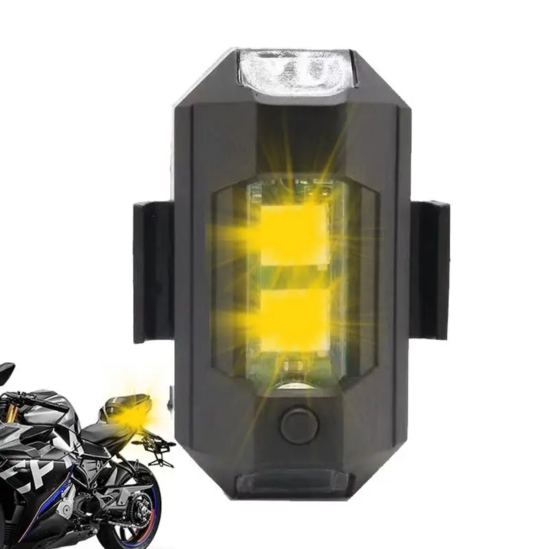 Motorcycle Turn Signals Lights Motorcycle Lights LED Flash Position Wireless Light Anti Collision Warning LED Signals Indicator