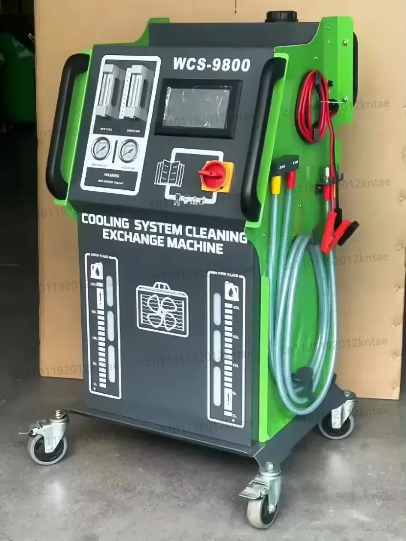 WCS-9800 Automobile Engine Radiator Cycle Cleaner Intelligent Automatic Radiator Cooling System Flushing Machine WCS9800