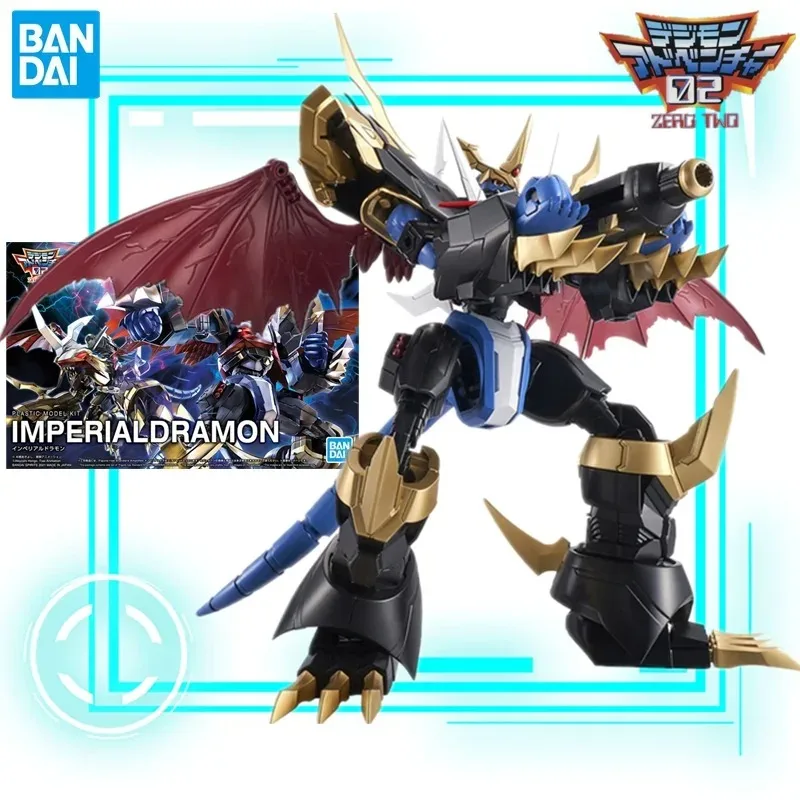 

Bandai Original Figure-Rise Digimon Adventure Model Kit Anime Figure Imperialdramon Action Figures Collectible Toy Gift Kid Doll