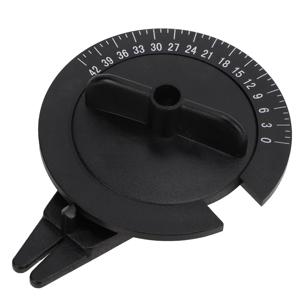 

ABS Badminton Tension Tester Black Round Dial String Tension Gauge Manual Measurement Clear Markings Racket String Meter