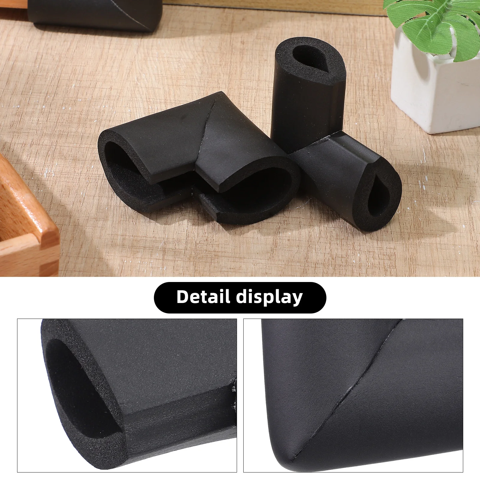 12Pcs Foam Frame Corner Protector U Shaped Furniture Corner Guard Edge Safety Bumper Protective Cover for Transport