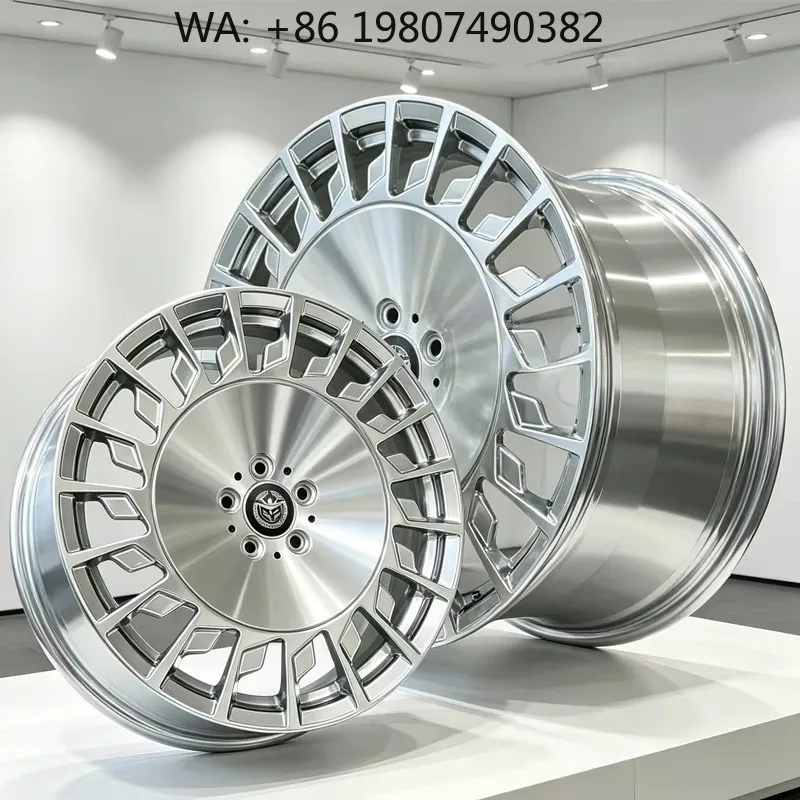 28 Inch 6060-T Chrome Deep Dish Monoblock Forged Rims High Stance Offroad SUV Pickup Modified Wheels