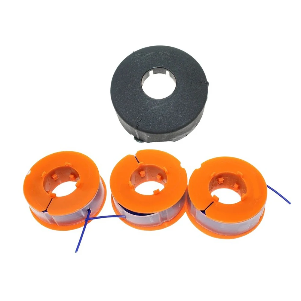 3 Pack Replacement Spools With Cover For Bosch ART 23 26 30 Trimmer, Compatible With Combitrim Series, Polyamide Grass Trimmer L
