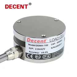 DYMH 102 Flat Membrane Box Force Sensor Transducer Stress Measuring  500KG 2ton 5ton Pressure Load cell for Shock Hit Tap Test