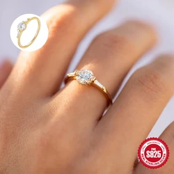 ROXI 100% 925 Sterling Silver Shine White Crystal Rings For Women Men Size 6 7 8 Wedding Engagement Jewelry bague femme кольца