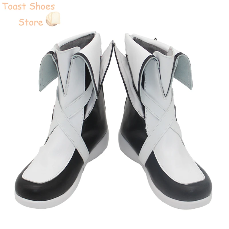 Zapatos de cuero PU para Cosplay, botas de Carnaval de Halloween, utilería de disfraz, juego de niñas Frontline HS50