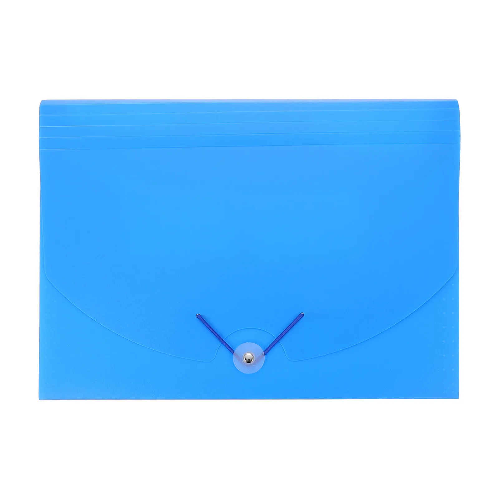 

1Pcs Blue A4 File Folder PP Plastic Document Storage Organizer Office Paper Holder Receipt Contract Tax File Pouch Portable