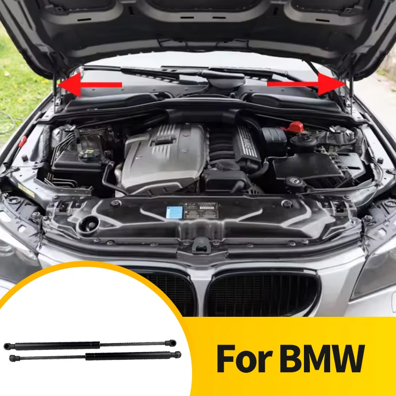 

2PCS Front Bonnet Hood Gas Struts Support For BMW 3 Series E90 E91 Saloon Estate 2004-2012 E92 E93 Coupe Convertible 2006-2013