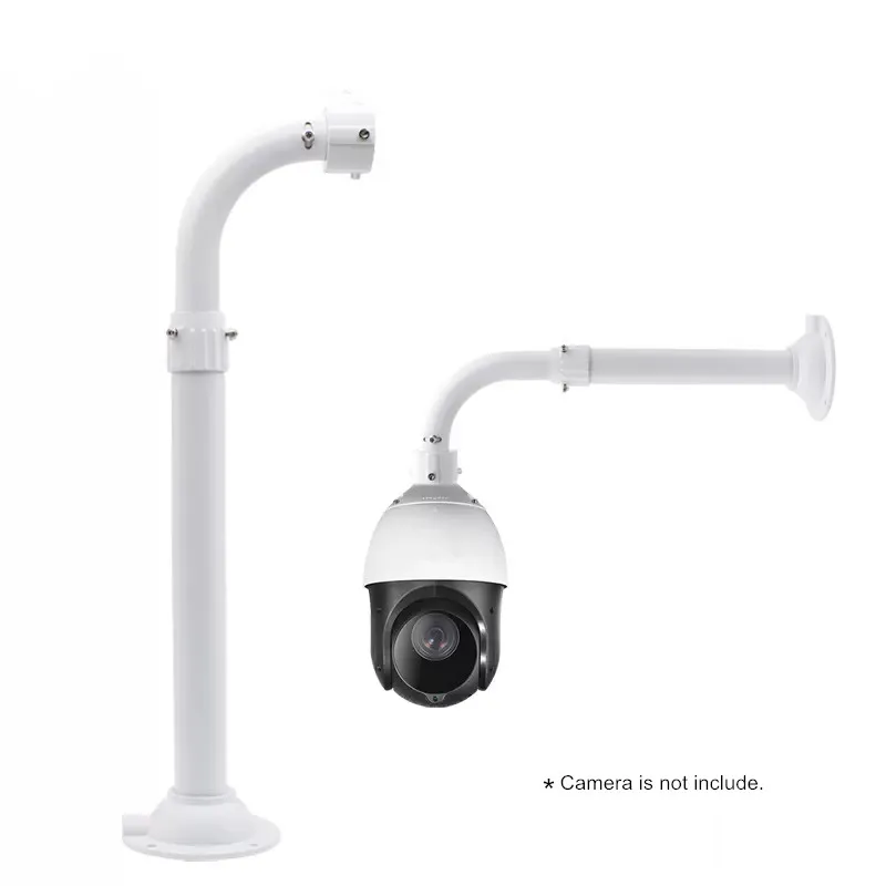 Surveillance Ball Machine Stand Wall Mounted Universal Outdoor High Speed Dome Camera Bracket L-shaped Long Arm Telescopic Rod