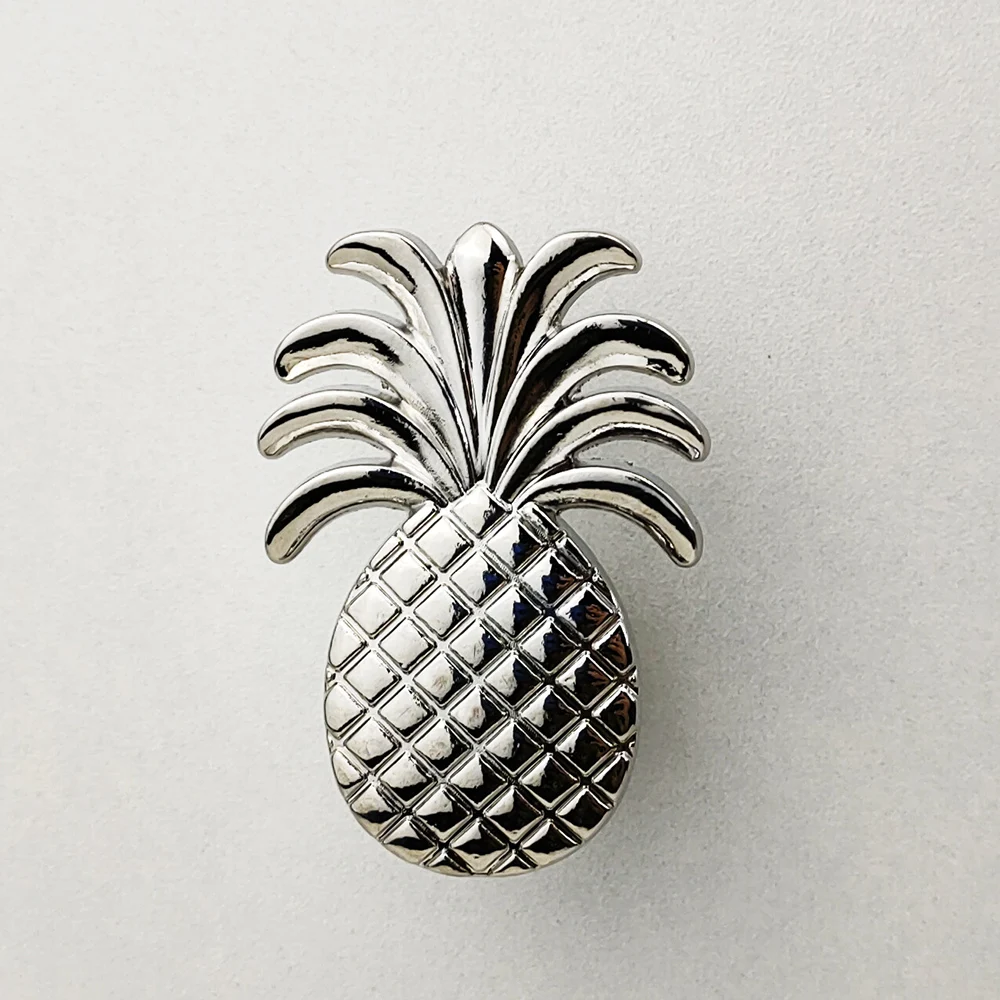 Tropical Vintage Metal Pineapple Knob – Retro Fruit Shaped Single Hole Handle for Furniture, Cabinet & Drawer