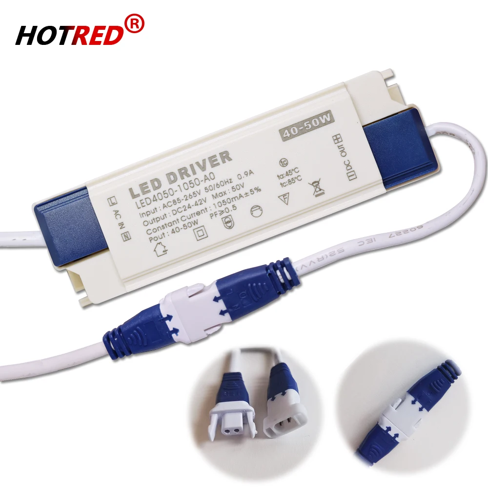 30W-36W LED Panel Lamp Power Supply Lighting Transformer AC85-265V Output 700mA750mA900mA DC24-42V External Driver Replace Lifud