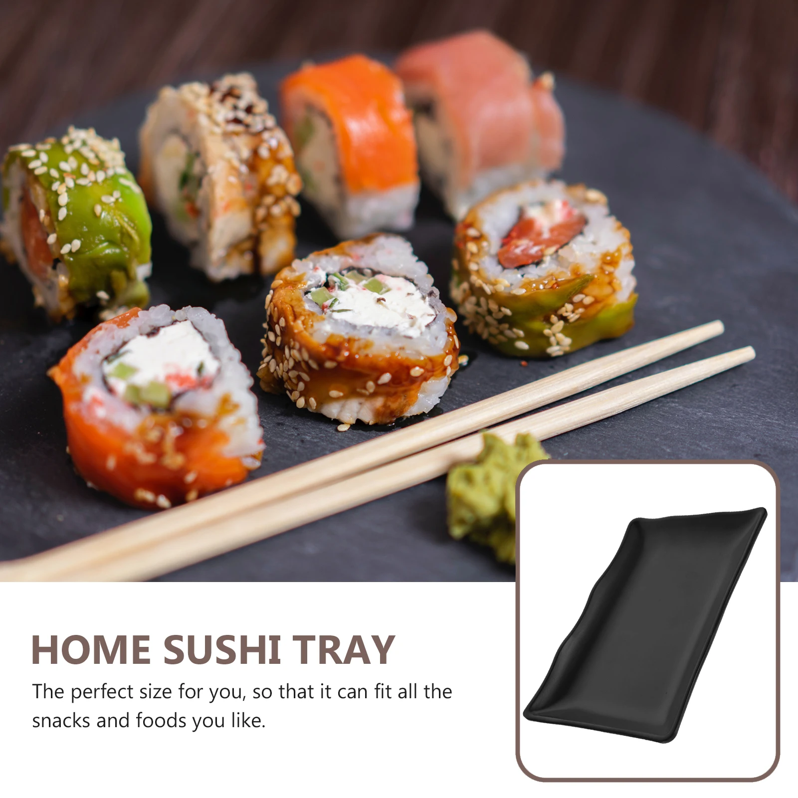 Декоративный поднос для суши, идеален для пикника и дома
