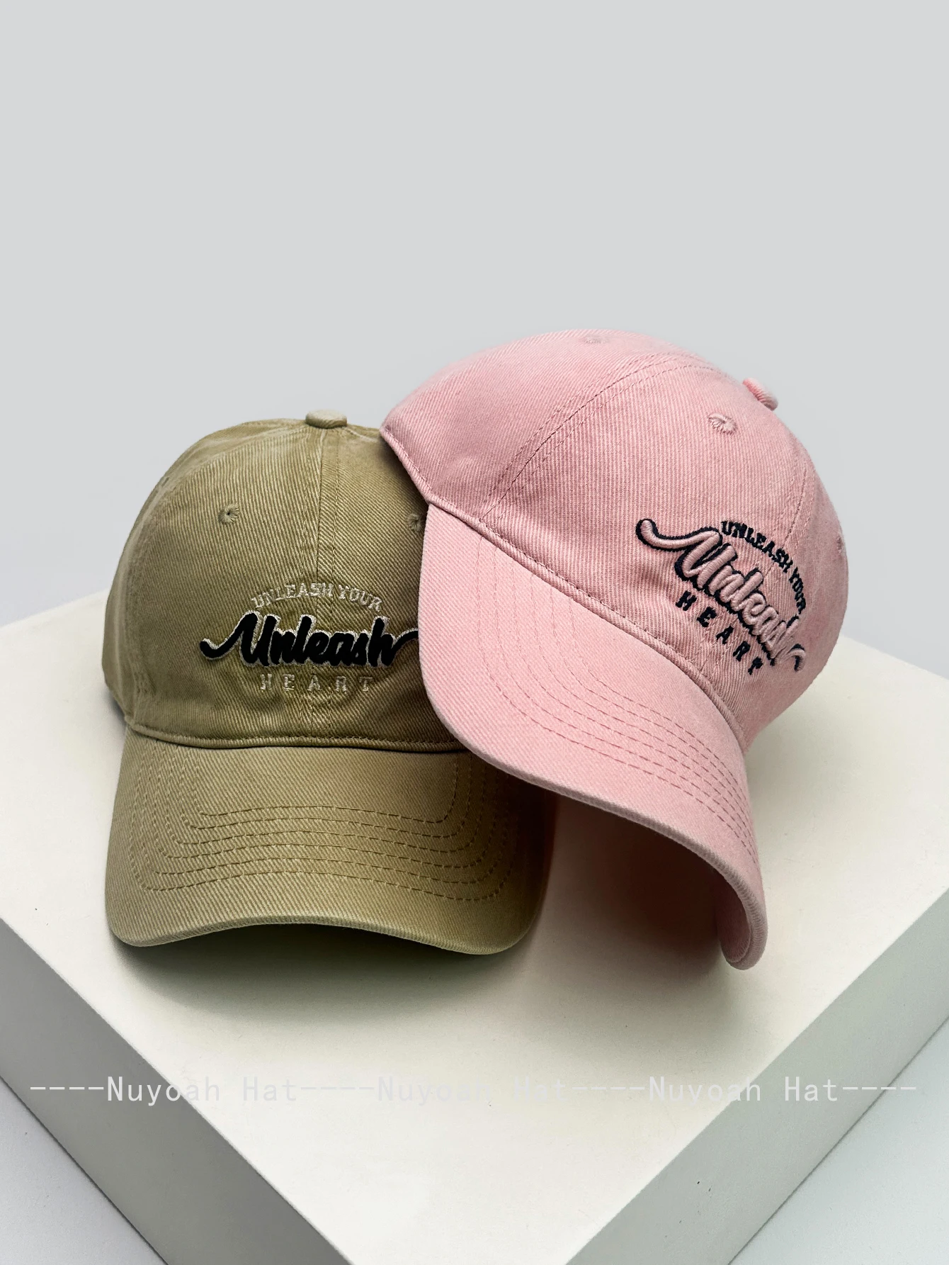 Spring and Autumn American Retro Three-Dimensional Embroidered Letter Baseball Cap Unisex Sunshade Street Fashion Duckbill Cap